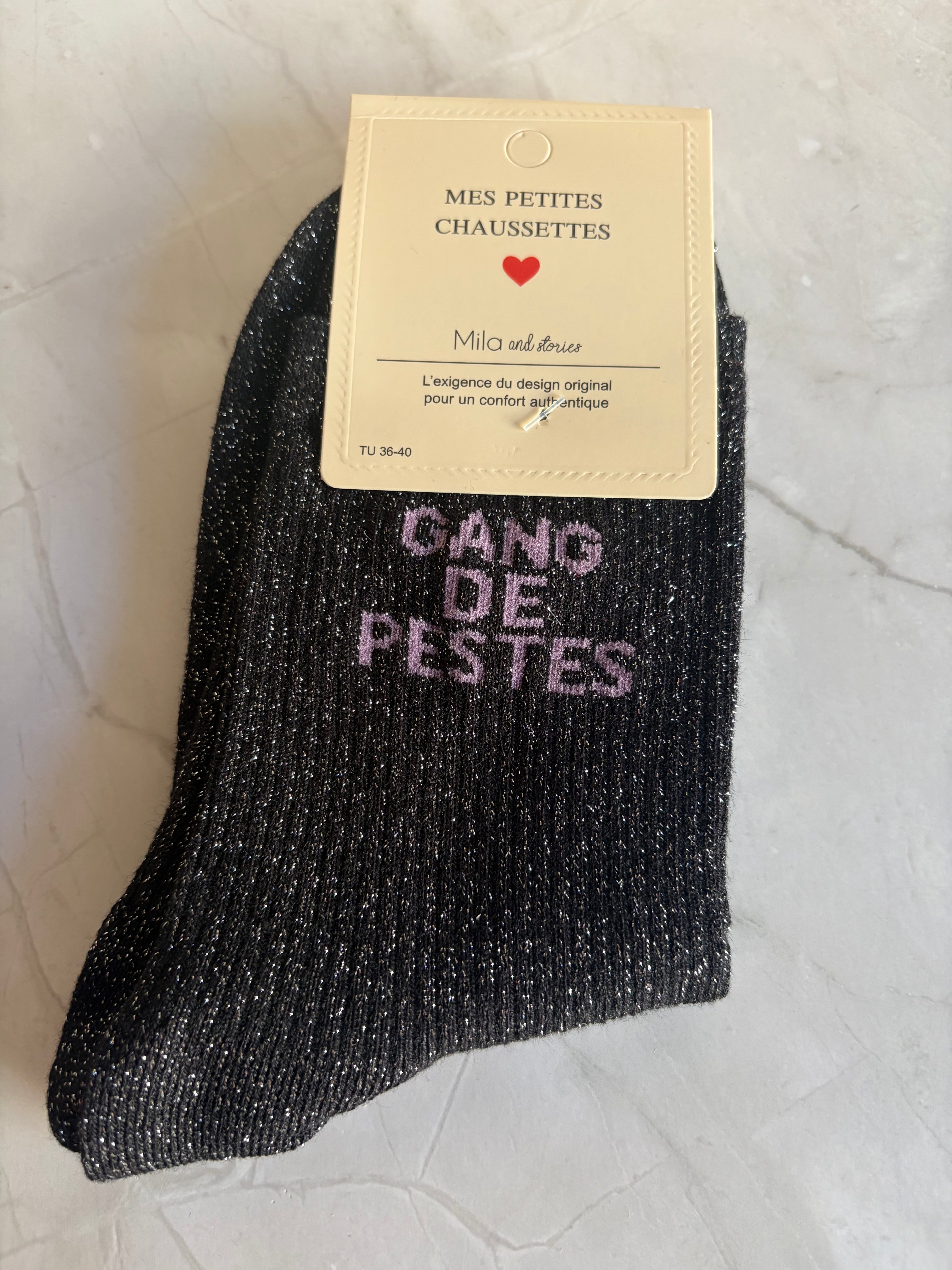 Chaussettes "Gang de pestes" adulte