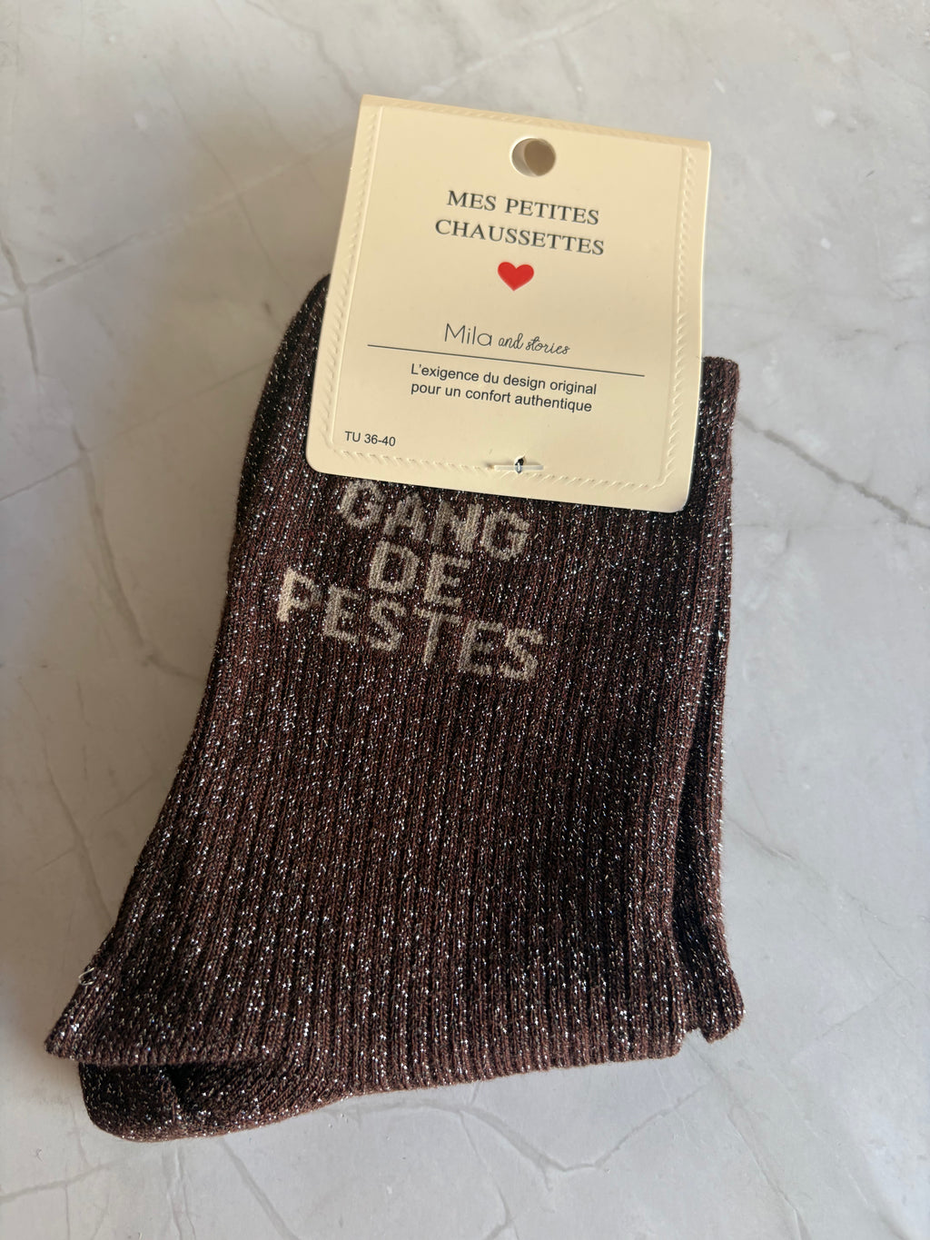 Chaussettes "Gang de pestes" adulte