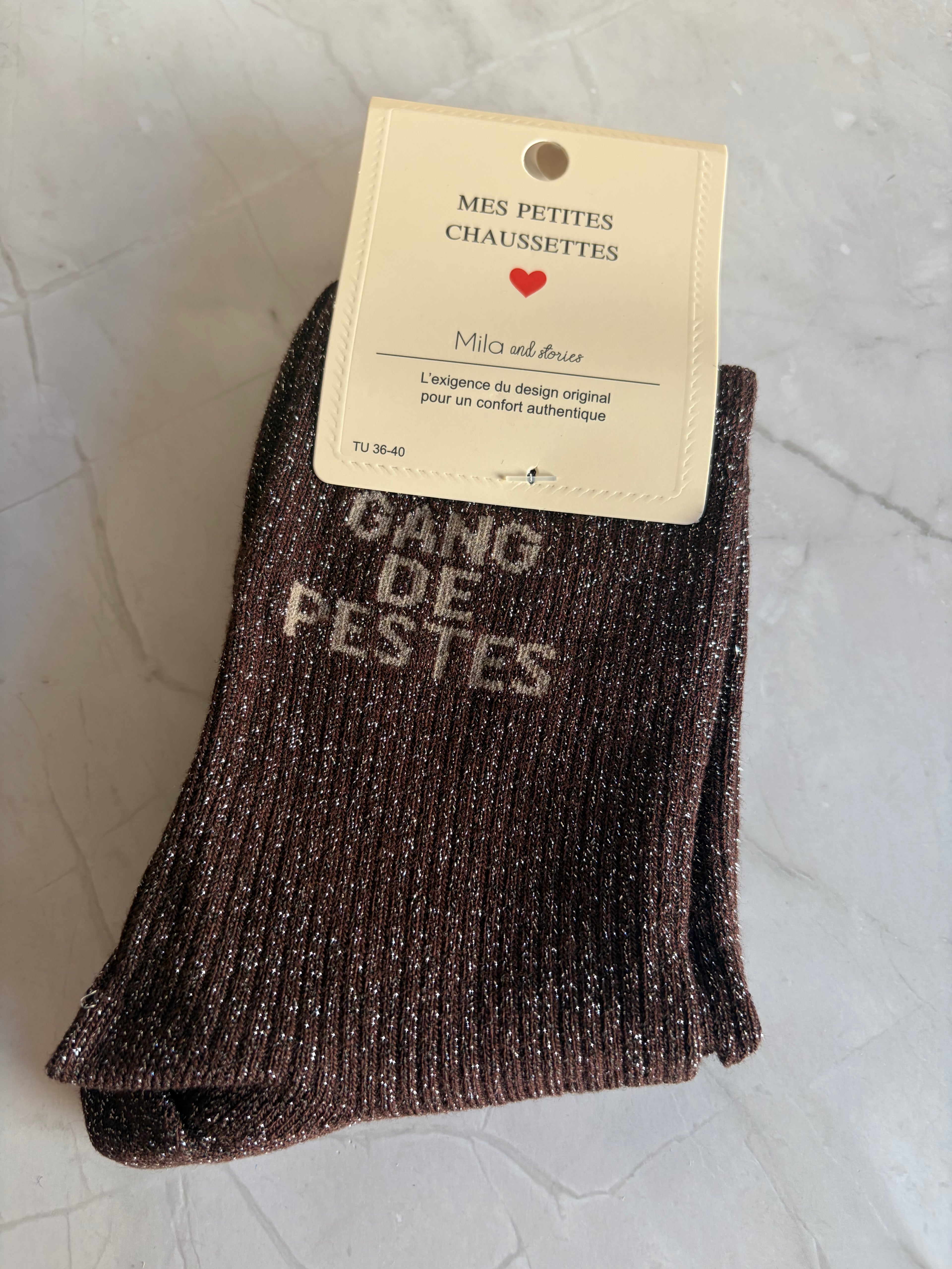 Chaussettes "Gang de pestes" adulte