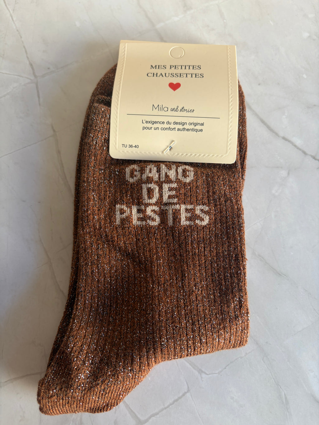 Chaussettes "Gang de pestes" adulte