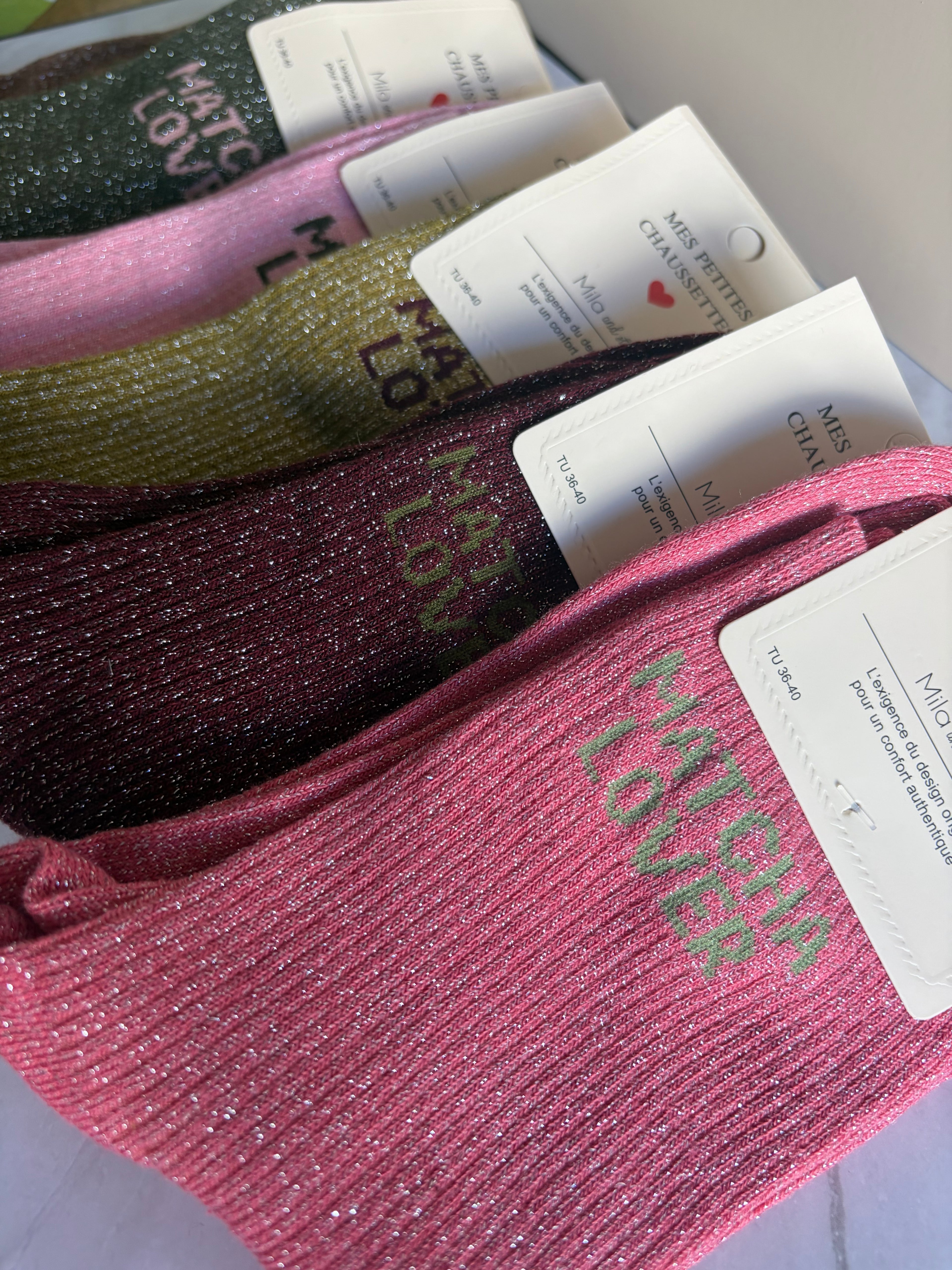Chaussettes "Matcha Lover" adulte
