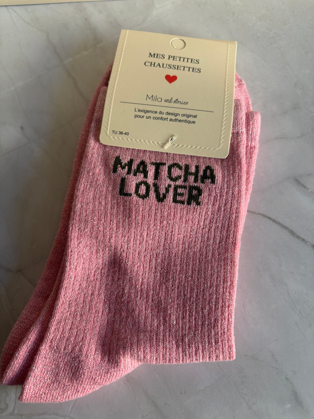 Chaussettes "Matcha Lover" adulte