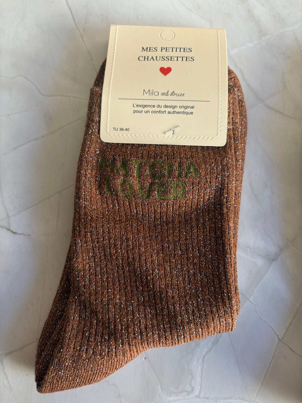 Chaussettes "Matcha Lover" adulte